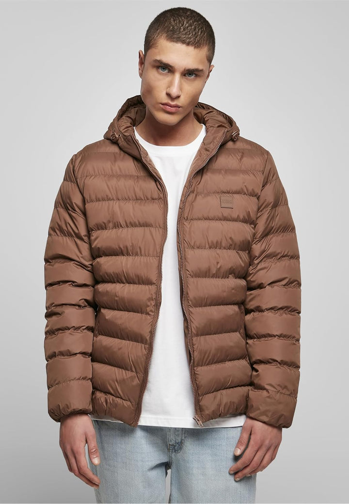Urban Classics Herren Basic Bubble Jacket S bark, S bark