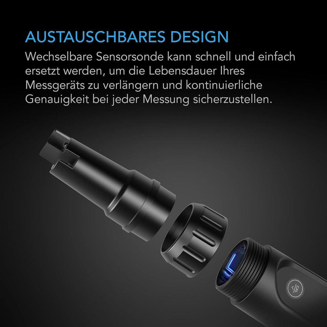 AC Infinity Hydroponic Meter PRO Kit Hochpräzisions Digital pH-Stift mit ±0,01 pH Genauigkeit und we