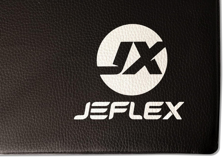 Jeflex - schwarze klappbare Weichbodenmatte & Turnmatte 100 x 100 x 8 cm MADE IN GERMANY/faltbare Gy