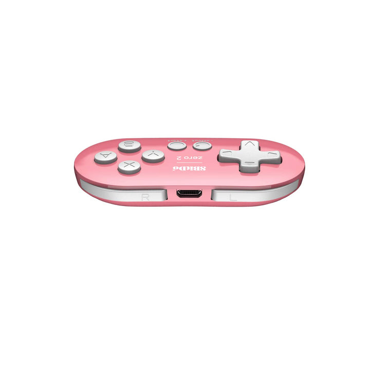 8Bitdo Zero 2 Bluetooth Gamepad For Switchpcmacosandroid (Pink Edition) [ Standard, Standard