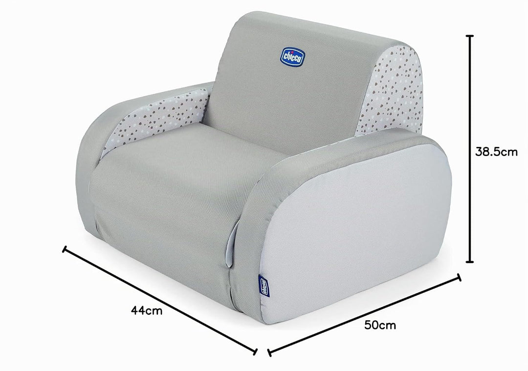 CHICCO BABYSESSEL TWIST Sitzfläche für 1 Kind, 3 Verwendungsmöglichkeiten: Couch, Longchair, Liege D