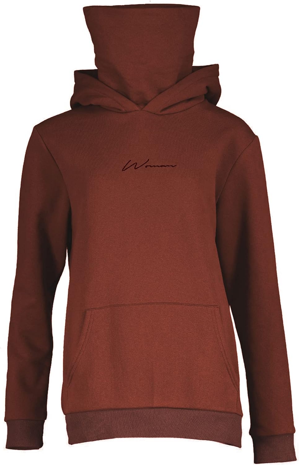 TrendiMax Damen Hoodie Kapuzenpullover Langarm Sweatshirt Winter Pullover Hochkragen Sweatjacke Kapu
