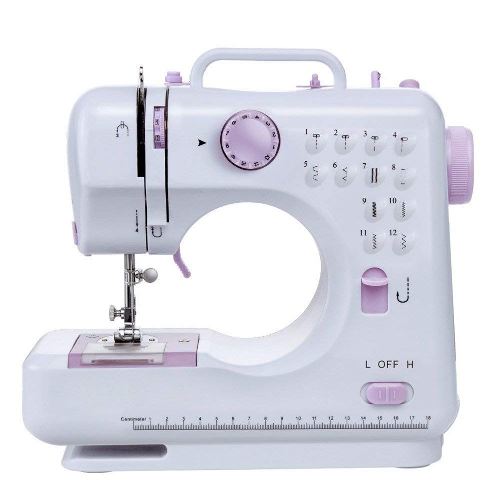 12-Stich-Multifunktionsnähmaschine, Haushaltsnähmaschine, elektrische Nähmaschine, tragbare Nähmasch