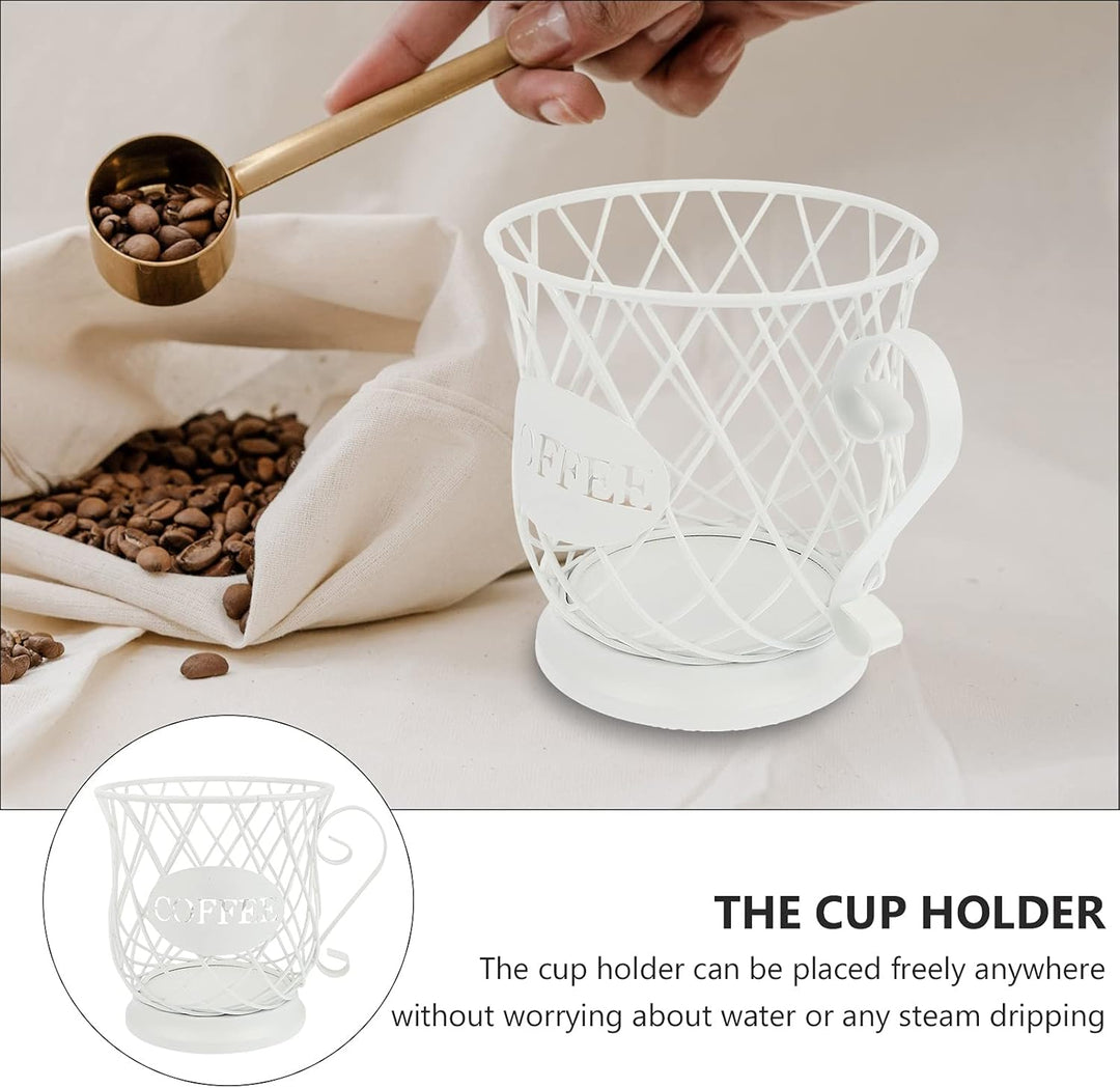 HEMOTON 1stk Kaffeekapselbecher Kaffeetasse Mit Obstkorb Aufbewahrungskorb Für Kaffee Obstkorb Zum S