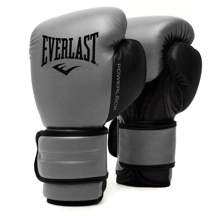 Everlast Unisex – Erwachsene Powerlock 2R Glove Handschuhe Dunkelgrau 12oz., Dunkelgrau 12oz.