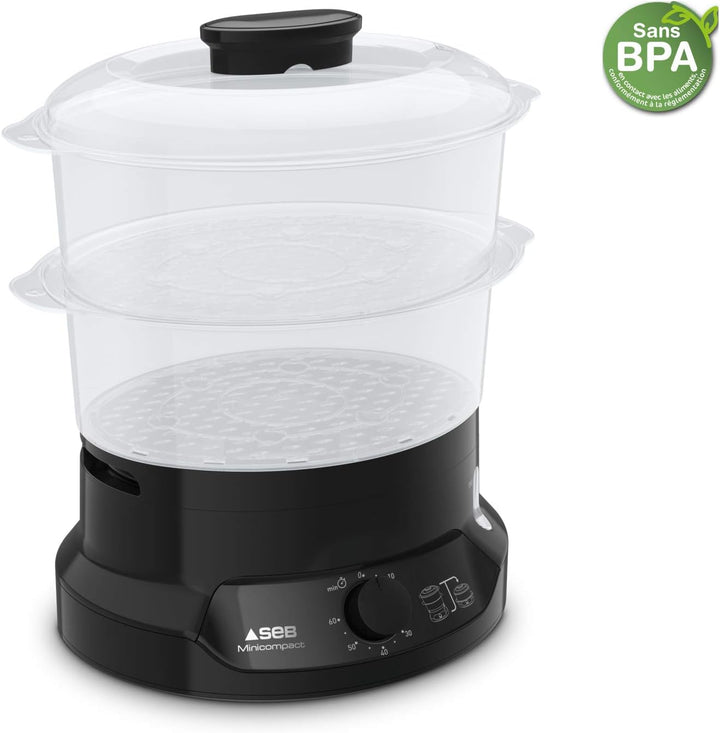 SEB VC139800 Minicompact Dampfgarer, Kunststoff,