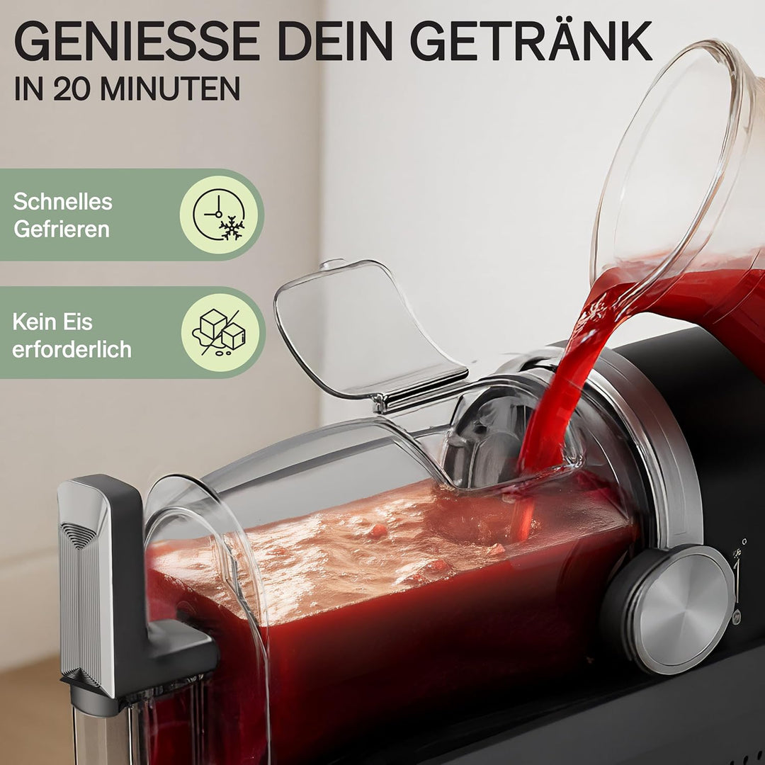 Slush Maschine mit 7 smarten Programmen - 1.8L Slushie Machine für Zuhause für Slushi, Frappé, Milch