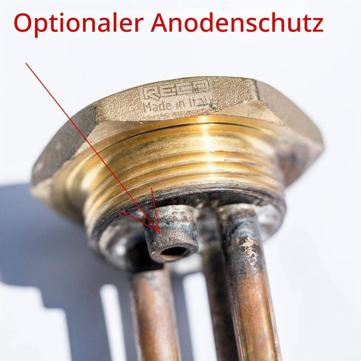 Heizelemen mit Thermostat 1 1/4" 5/4" 3kW NEU Sicherheitsthermostat SOLAR Warmwasserspeicher Boiler