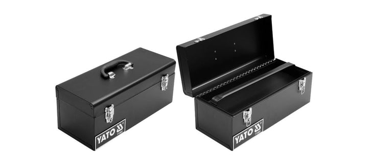 YATO YT0883 cantileverCaisse outils 430 x 180 x 180 mm 21x40x30cm Schwarz, 21x40x30cm Schwarz