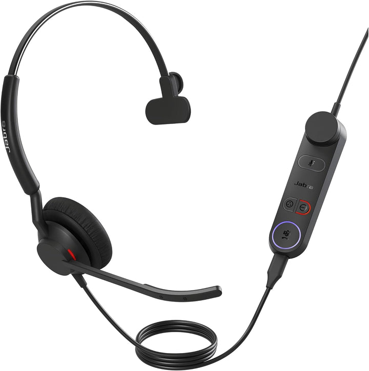 Jabra Engage 50 II schnurgebundenes Mono-Headset mit Link Call Control, geräuschunterdrückender 3-Mi