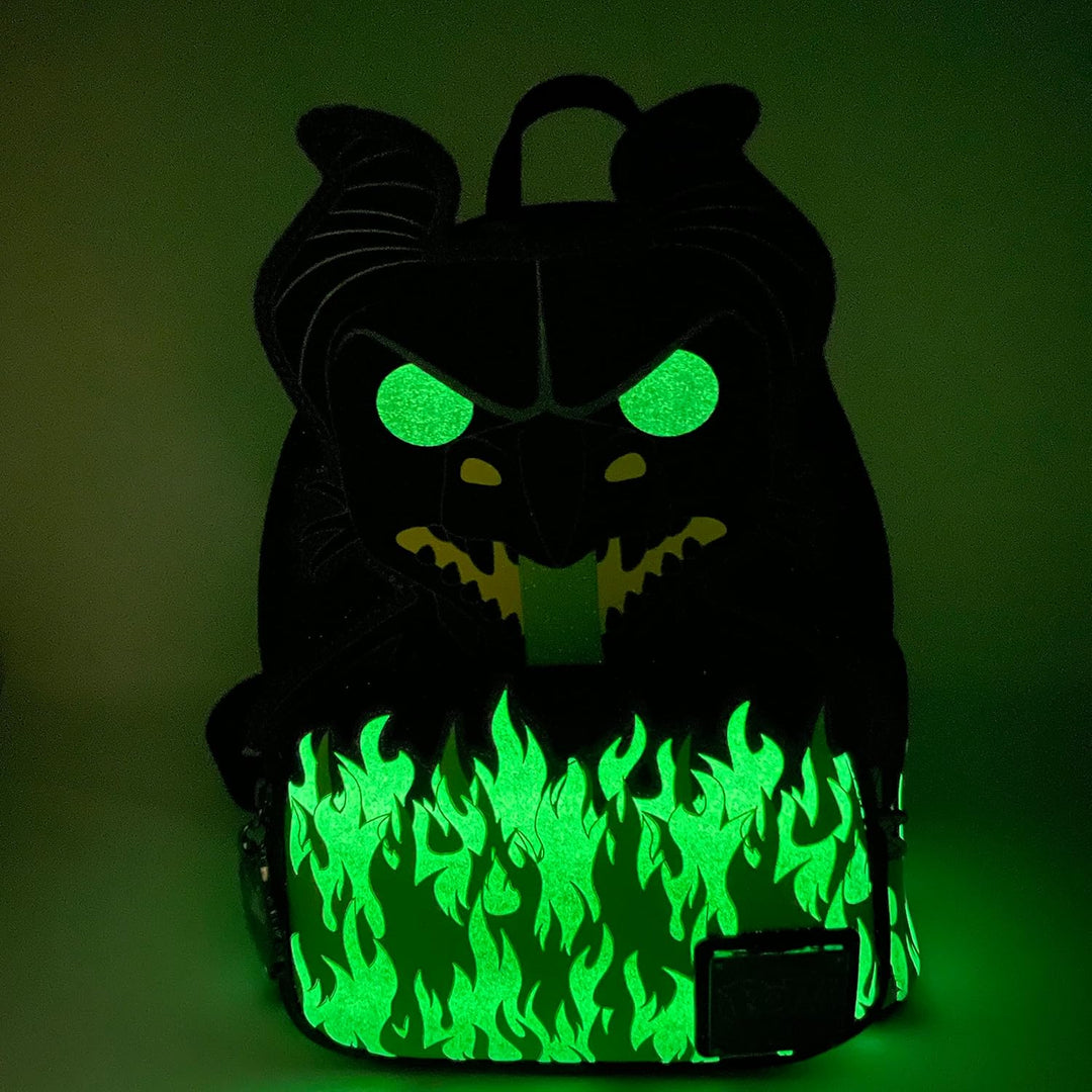 Pop by Loungefly Disney Maleficent Dragon Cosplay Rucksack, schwarz, Mini, Loungefly Mini Rucksack
