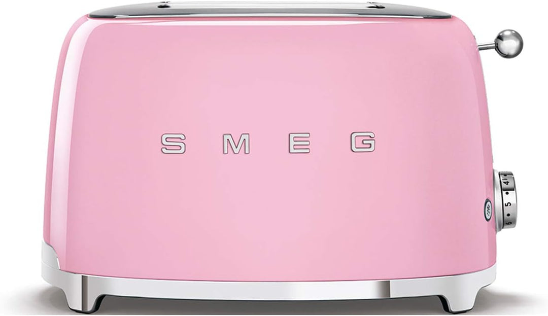 Smeg TSF01PKEU Toaster 2 Scheiben, cadillacpink, Rosa