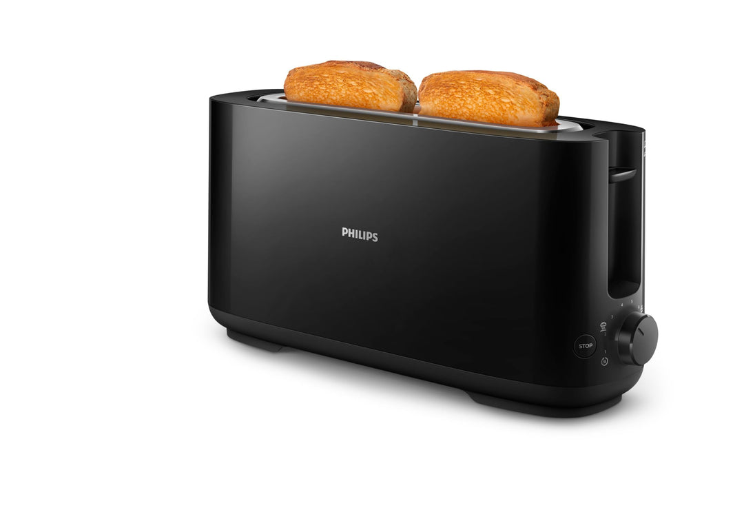 Philips HD2590/90 Gitter Broten Daily schwarz, 1 Schlitz Extra lange, Knopf Warmhalterost