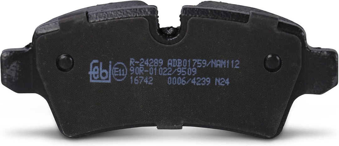 febi bilstein 16742 Bremsbelagsatz mit Schrauben , 1 Stück