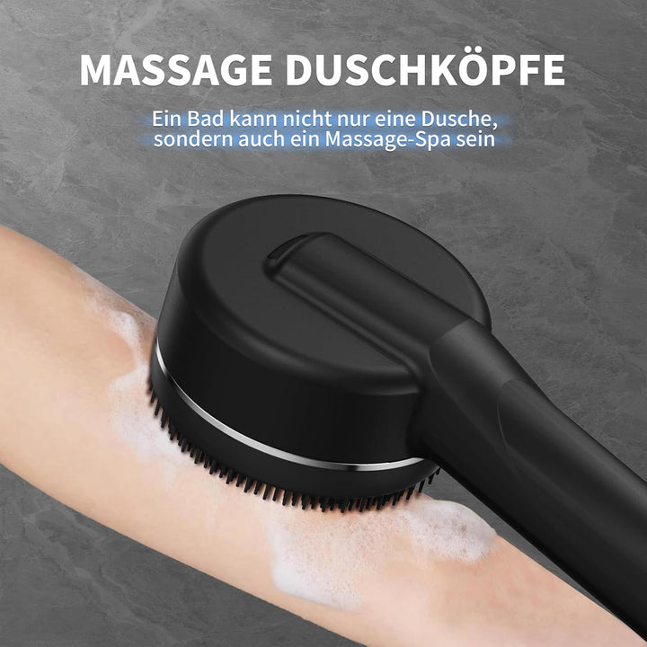 Duschkopf mit Schlauch,Duschbrause mit Filter,Handbrause mit Stoppfunktion,Hochdruck Handbrause mit