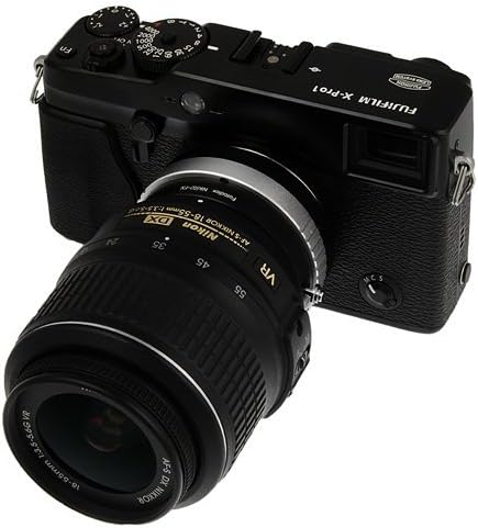 Fotodiox Lens Mount Adapter Compatible with Nikon F-Mount G-Type Lenses on Fujifilm X-Mount Cameras