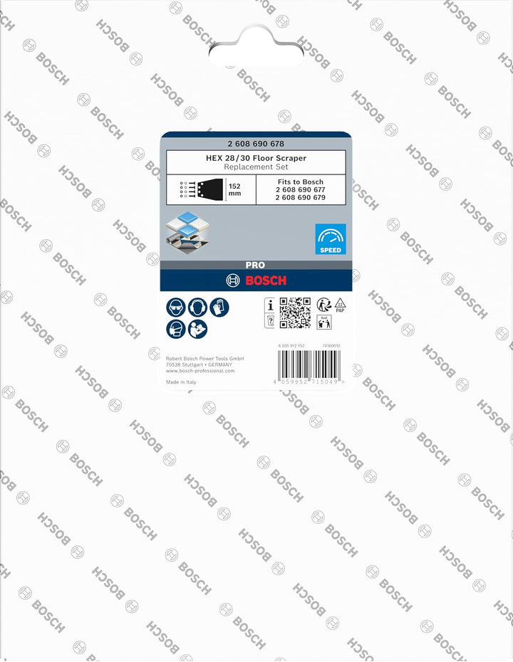 Bosch 1x PRO HEX 28/30 Ersatzteil-Set für Bodenschaber