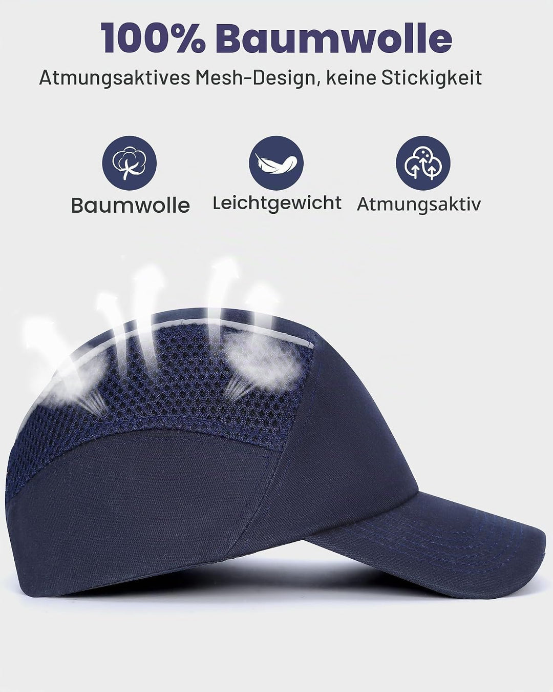 HOLULO 2 Pack Anstosskappe Sicherheitsmütze Baseball-Stil Sicherheitskappe Schutzkappe Anti-Schock A