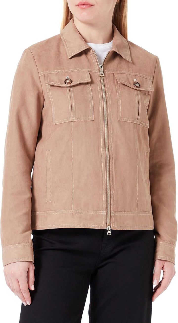 Geox Damen W Licena Jacket 48 Toasted Coconut, 48 Toasted Coconut
