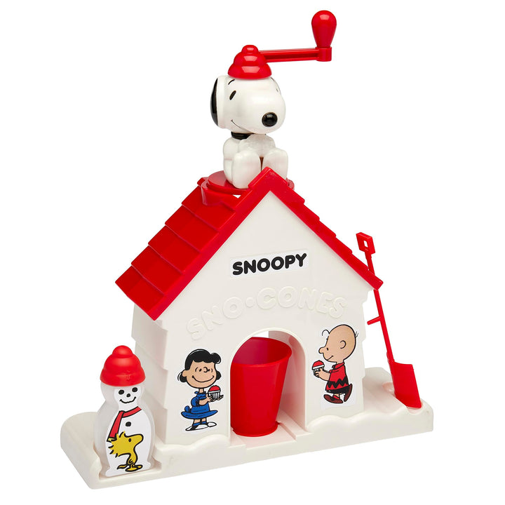 Snoopy SNO-Kegel-Maschine, Schneekegel-Eismaschine, Eisrasierer, Snoopy Hausform, rasierte Eismaschi