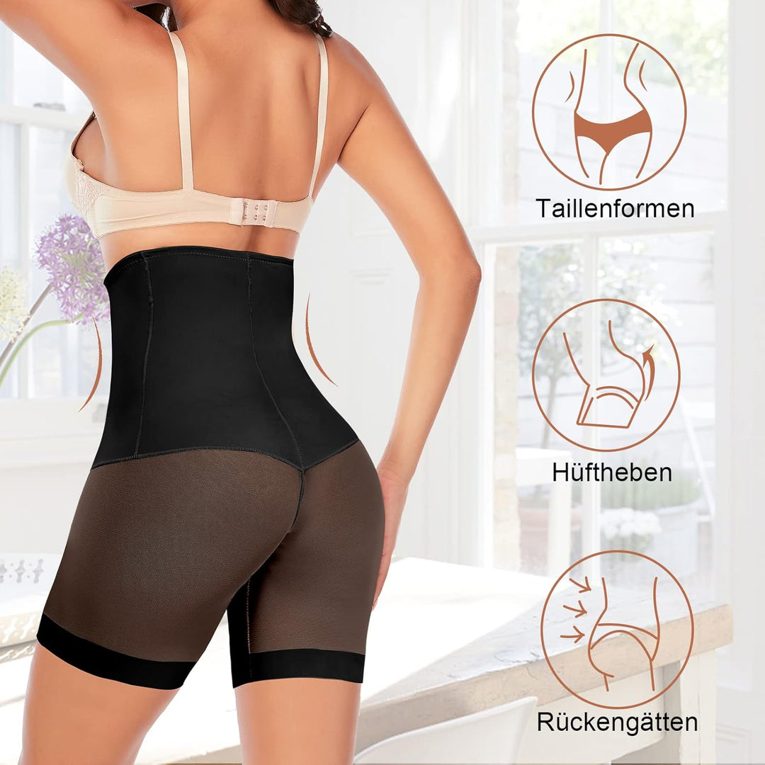 YARRCO Bauchweg Unterhose Damen Shapewear Miederhose Hohe Taille Figurformende Unterwäsche Leggings
