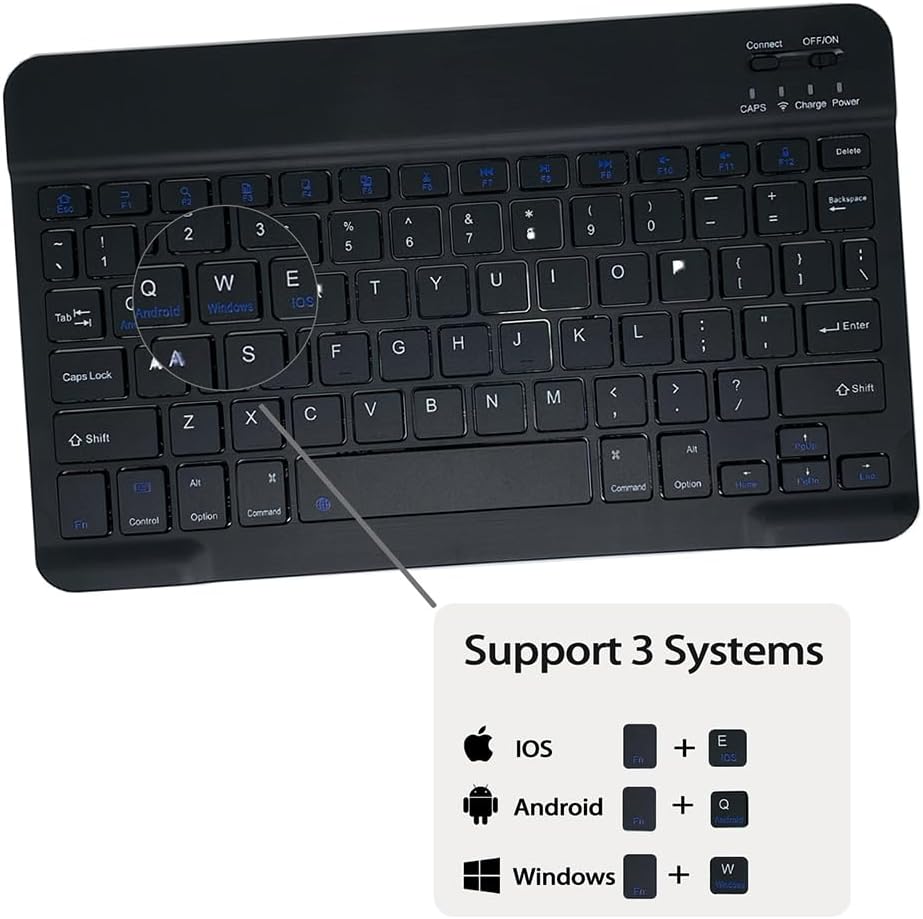 Tastatur hülle für Lenovo Tab M10 Plus 10,3 Zoll FHD (TB-X606F/TB-X606X) / K10 (TB-X6C6) Hülle mit T