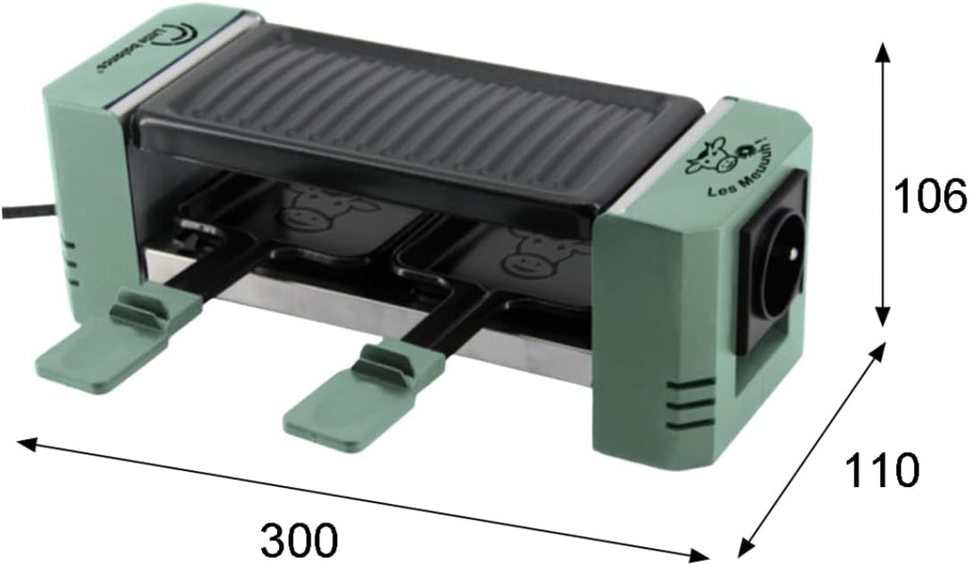 LTTLE BALANCE 8949 Happy Connect 2-4 Meuuuh…!, Raclette für 1 oder 2 Personen, Montage in Reihe von