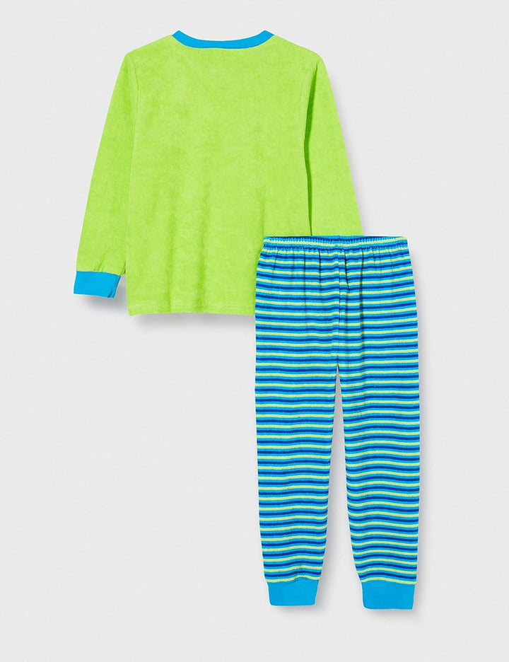 Playshoes Unisex Kinder Frottee Schlafanzug Zweiteilig Pyjama-Set