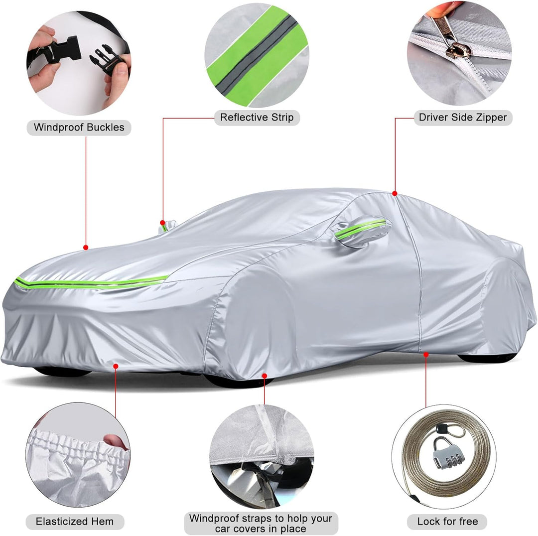 Autoabdeckung Wasserdicht Passend für Mazda Miata/MX-5 1998-2025, Vollgarage Autoplane Auto Abdeckpl