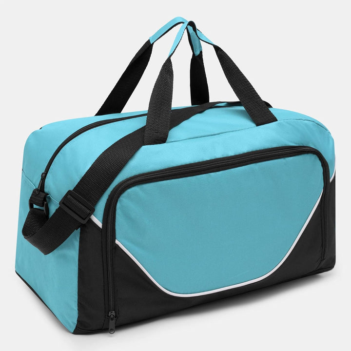Preiswert &amp; Gut Sporttasche 48x22x28cm Fitnesstasche 410Gr Umhängetasche Hellblau, Hellblau