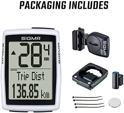 SIGMA Sport BC 12.0 | Fahrradcomputer mit zahlreichen Funktionen | Bike Computer für alle Radabenteu