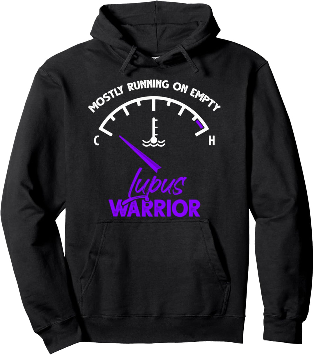 Running Empty Lupus Warrior Lupus Awareness Month Pullover Hoodie