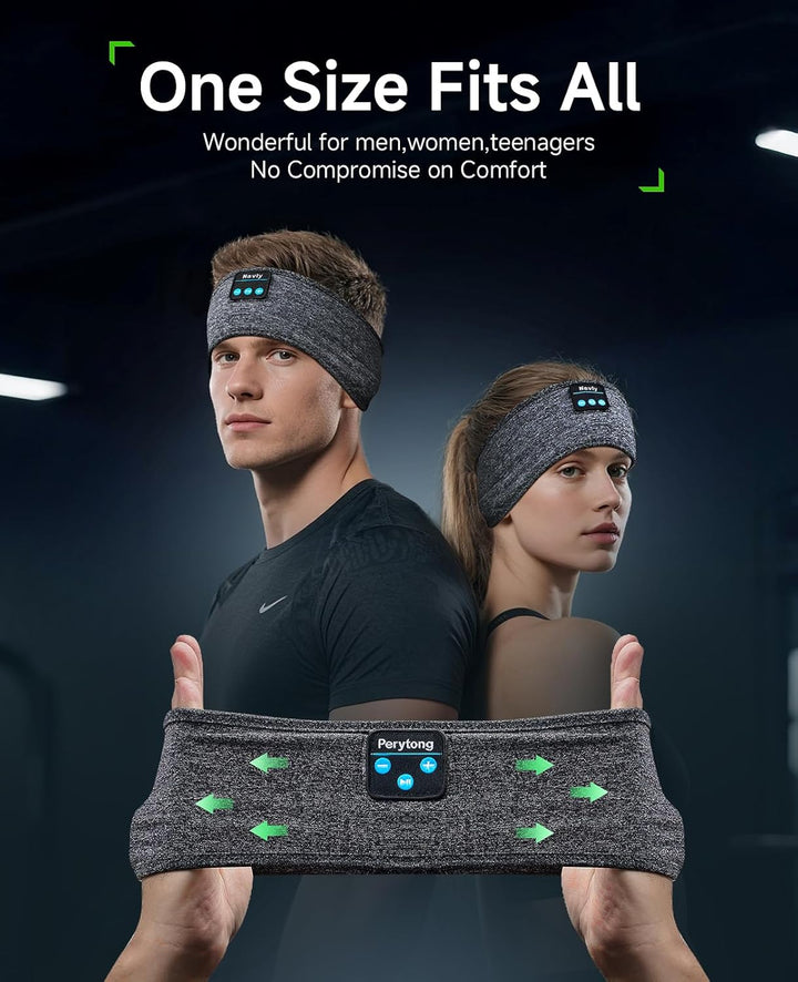 Navly Schlafkopfhörer Bluetooth, Schlaf Kopfhörer Bluetooth Sport Stirnband Kopfhörer Personalisiert