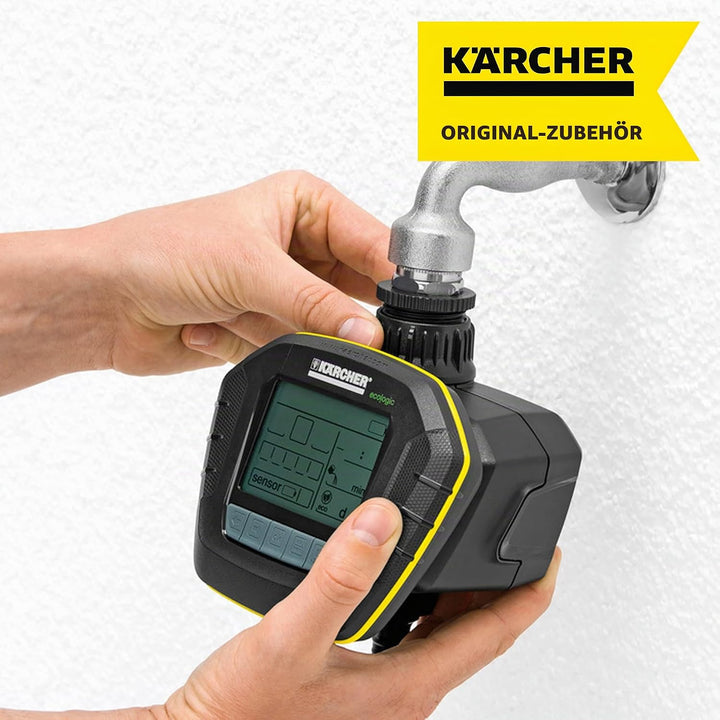 Kärcher Bewässerungscomputer SensoTimer ST 6 Duo eco!ogic (mit 1 Funksensoren) inkl. 1 Sensor und 1
