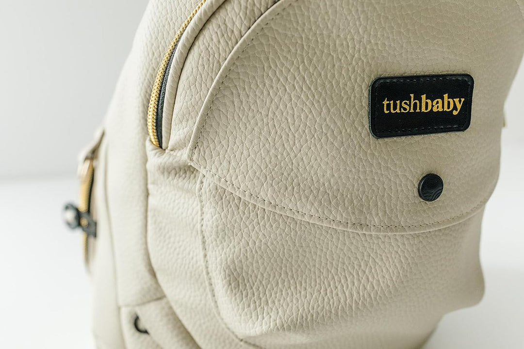 Tushbaby Babytrage Hüfttrage für Baby und Kleinkind bis 20 kg, Creme Cream, Cream