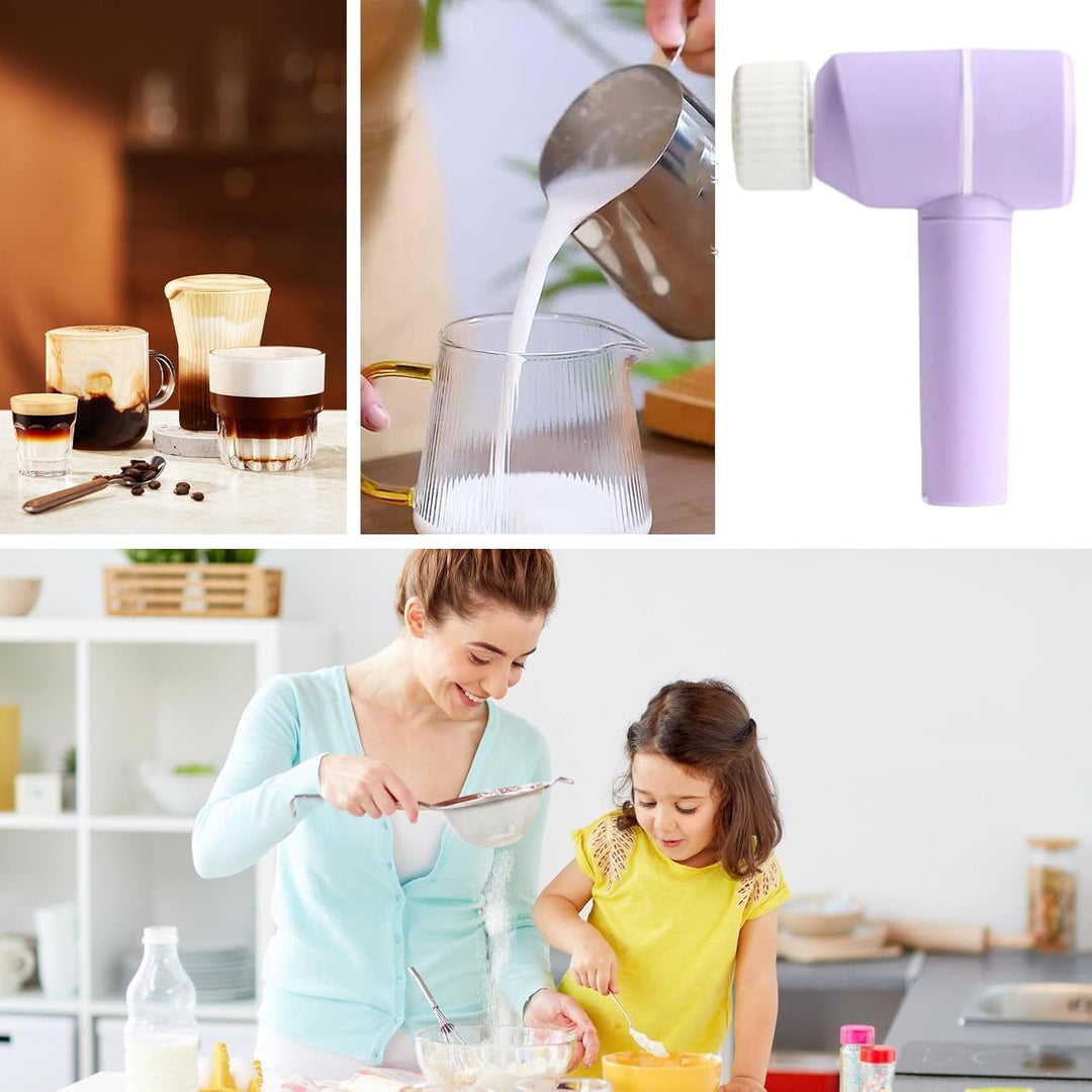 Matchaschäumer - Elektrischer Matcha Schneebesen Handmilchschäumer - Automatischer Mixer Mit 3 Gesch