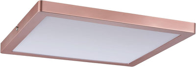 Paulmann 70941 LED Panel Atria 300x300mm Neutralweiss eckig incl. 1x20 Watt Deckenleuchte Roségold D