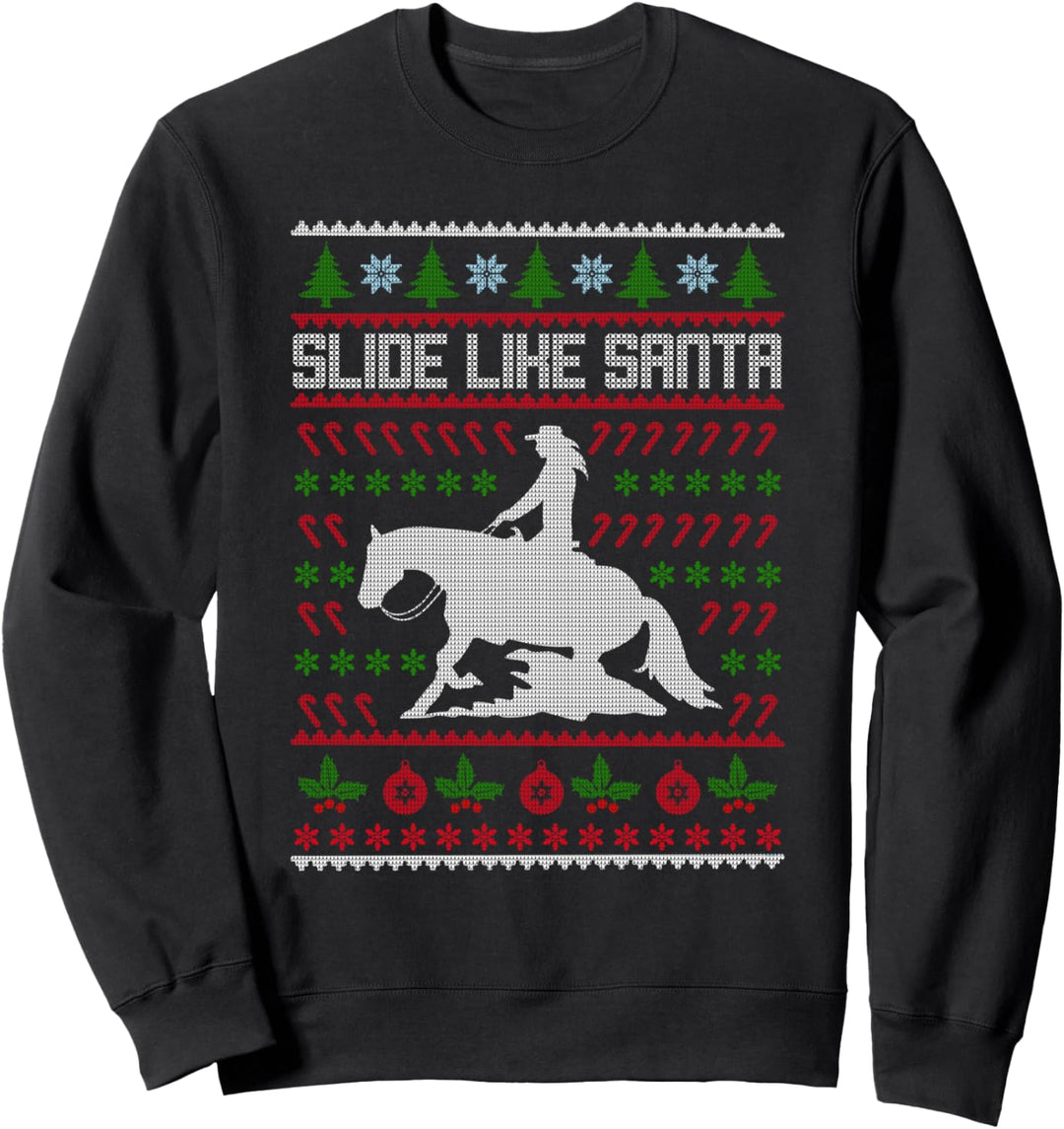 Westernreiter Sliding Stop Ugly Christmas Sweater Sweatshirt