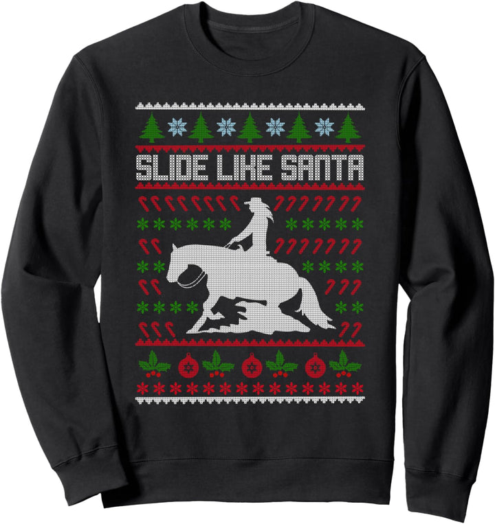Westernreiter Sliding Stop Ugly Christmas Sweater Sweatshirt