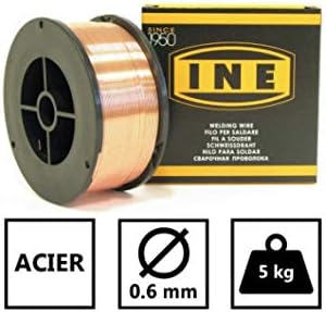 Schweissdraht Stahl/MIG-MAG Ø 0,6 mm 5 kg INE