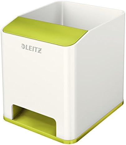 Leitz Wow Schreibtisch Accessoires Ablage Paket schwarz weiss (Komplett - Set, Grün Metallic) Komple