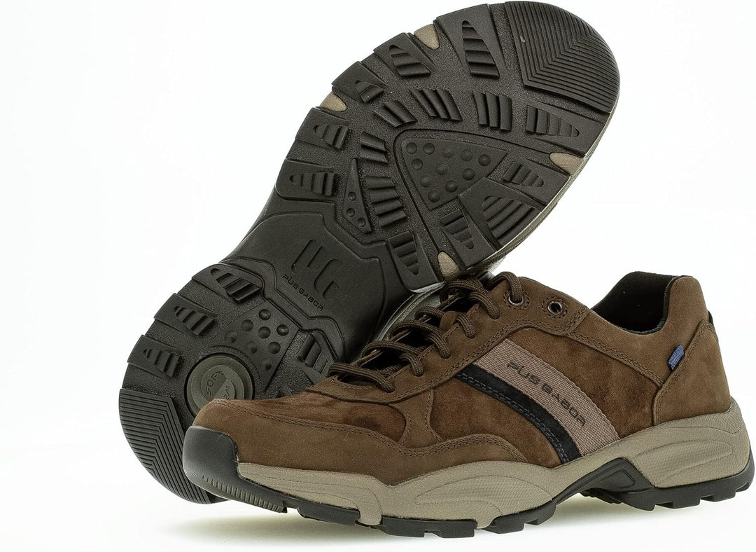 Pius Gabor Herren Sneaker Low, Männer Halbschuhe,Wechselfussbett 39 EU Braun Espresso, 39 EU Braun E