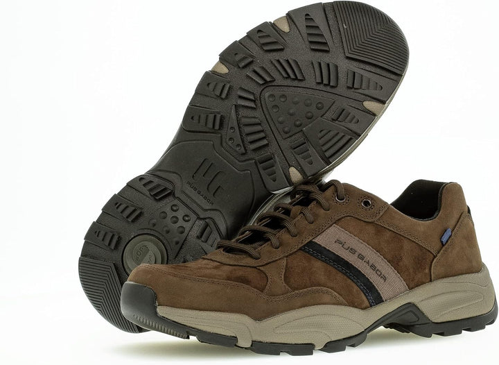 Pius Gabor Herren Sneaker Low, Männer Halbschuhe,Wechselfussbett 39 EU Braun Espresso, 39 EU Braun E