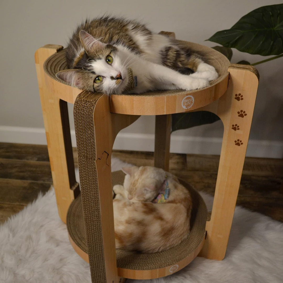 Cozy Kratzschale für Katzen, Grösse XL, b.Tower (Eiche) Large Tower Oak, Large Tower Oak