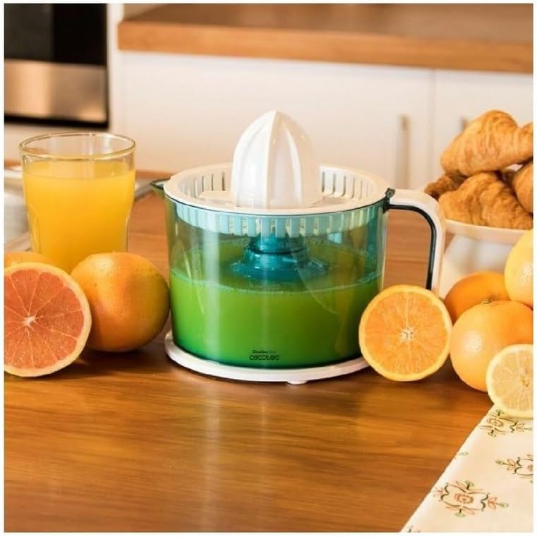 Cecotec elektrische Zitrusentsafter ZitrusEasy - Leistung 40 W, 1 Liter Kanne, BPA Free, doppelte Dr