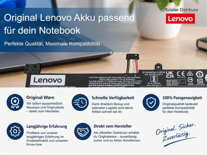 Lenovo V145-15AST (81MT) Original Akku 35Wh