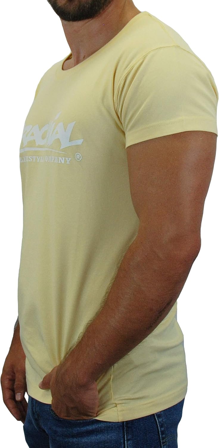 Brachial Premium Herren T-Shirt Sign Slim-Fit - für Freizeit Bodybuilding Workout Gym Kraftsport Fit