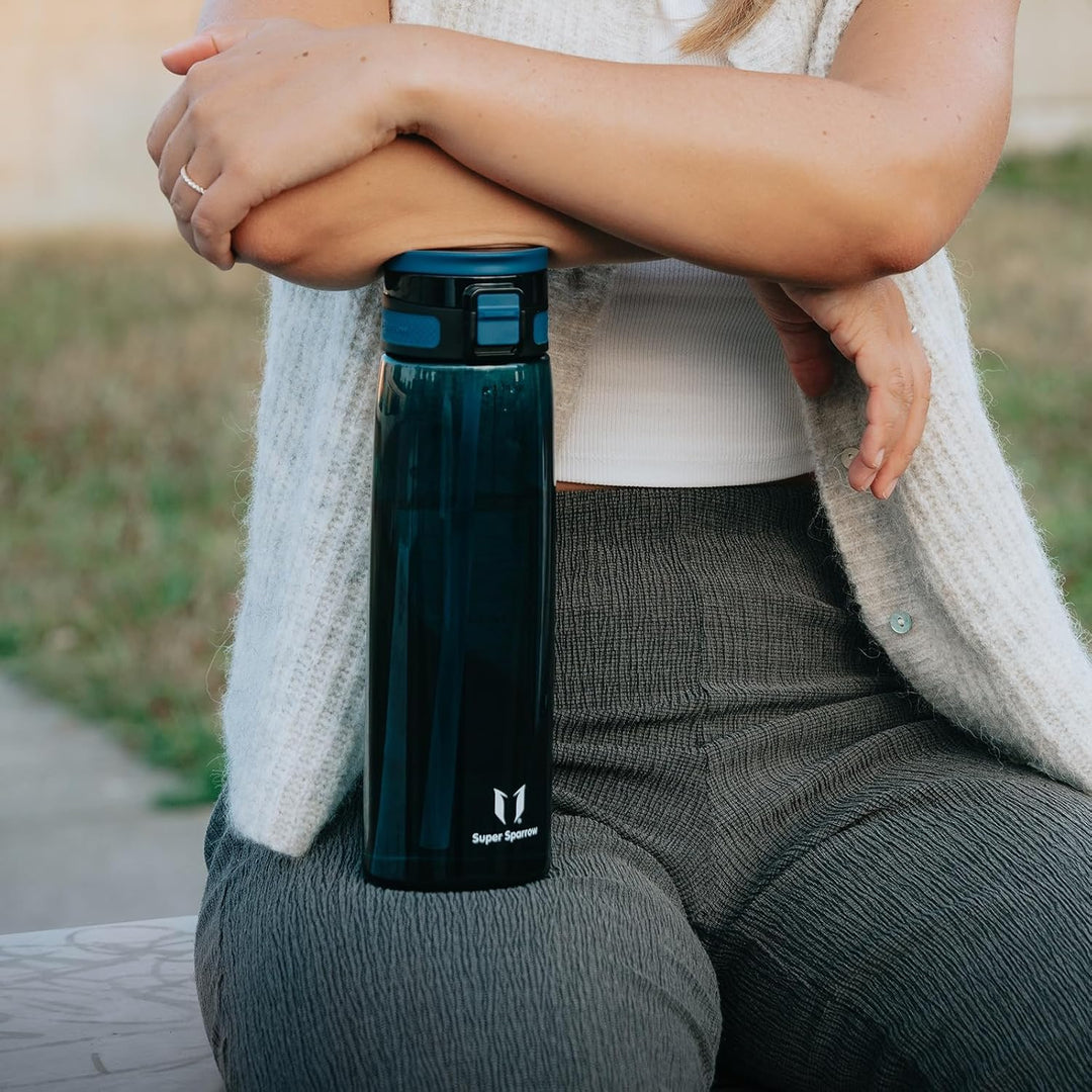 Super Sparrow Trinkflasche - TouchSip Wasserflasche - 500ml, 750ml, 1000ml - BPA-frei - Ideale Sport