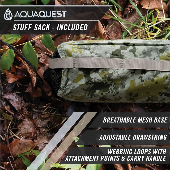 AquaQuest Safari wasserdichte Campingplane - Leichter Sonnenschutz oder Regenschutz - Camping-Essent