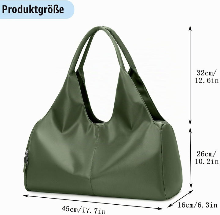 Sporttasche für Damen und Herren mit Schuhfach &amp; Nassfach Weekender Reisetasche Freizeit Handtasche